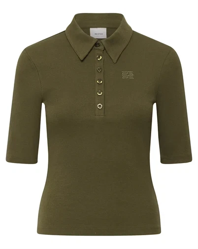 Gestuz - GZDrew Polo Top - Military Olive